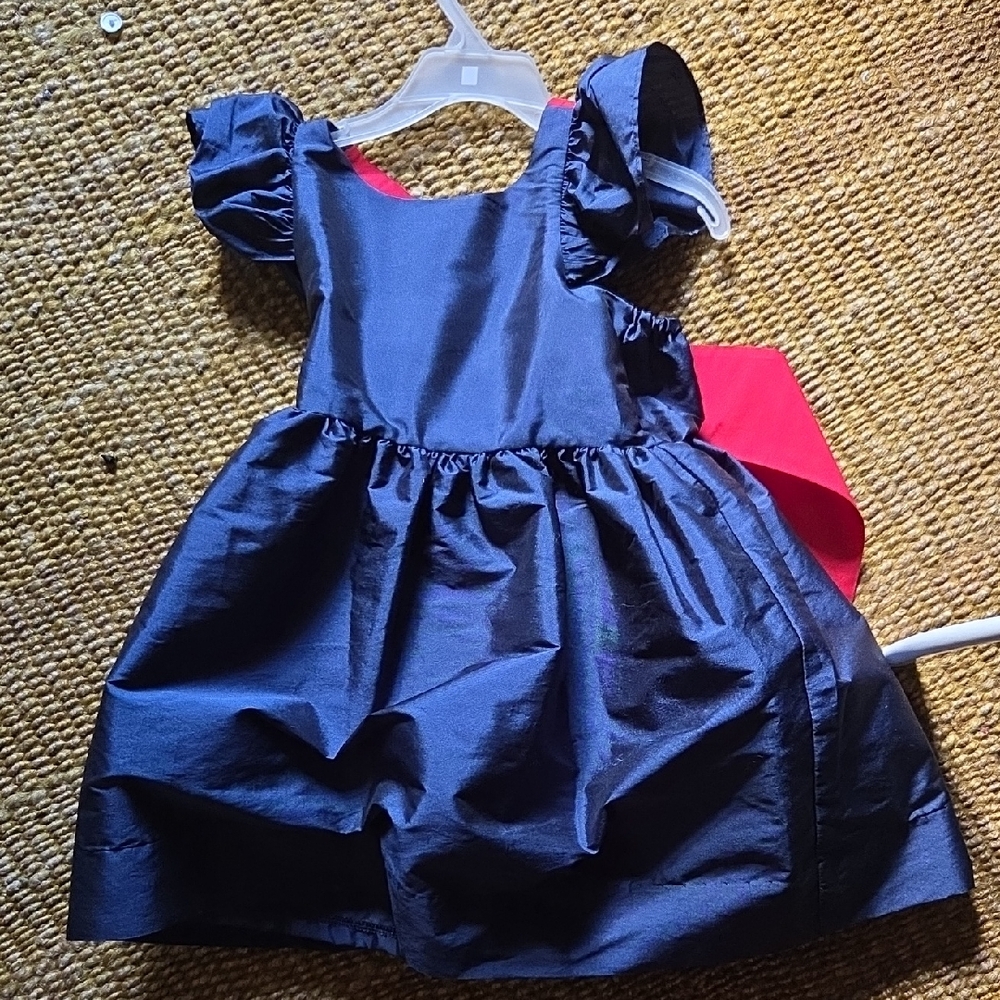 bella bliss Navy and Red Formal Kids Dress